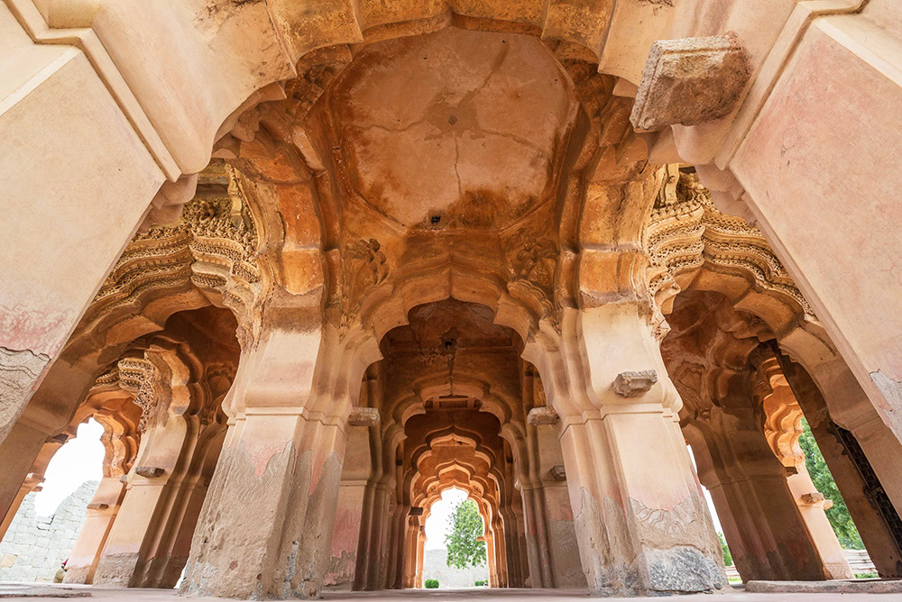 Lotus Mahal Inside View